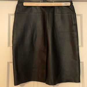 100% Leather Skirt
